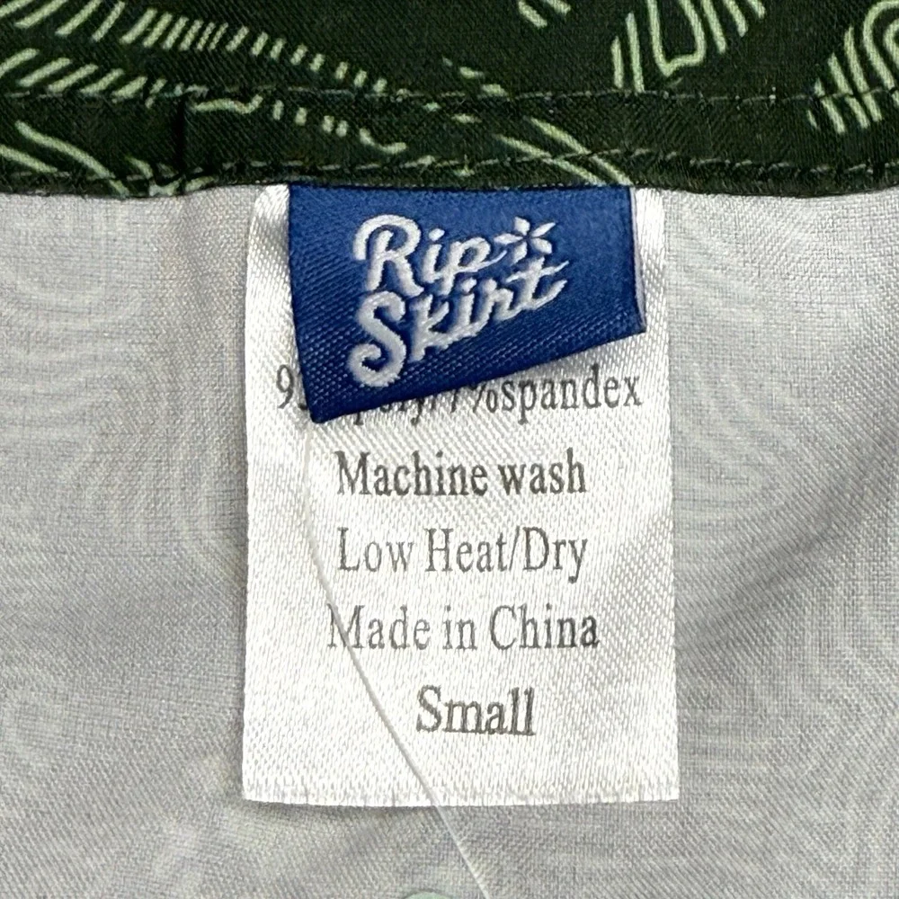 NEW Rip Skirt Hawaii Womens S (4-6) Maui Green Travel Wrap Water Resistant NWT